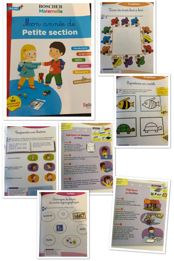 Mon année de petite section