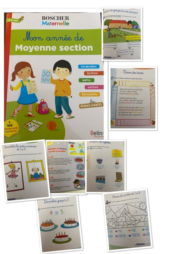 Mon année de moyenne section