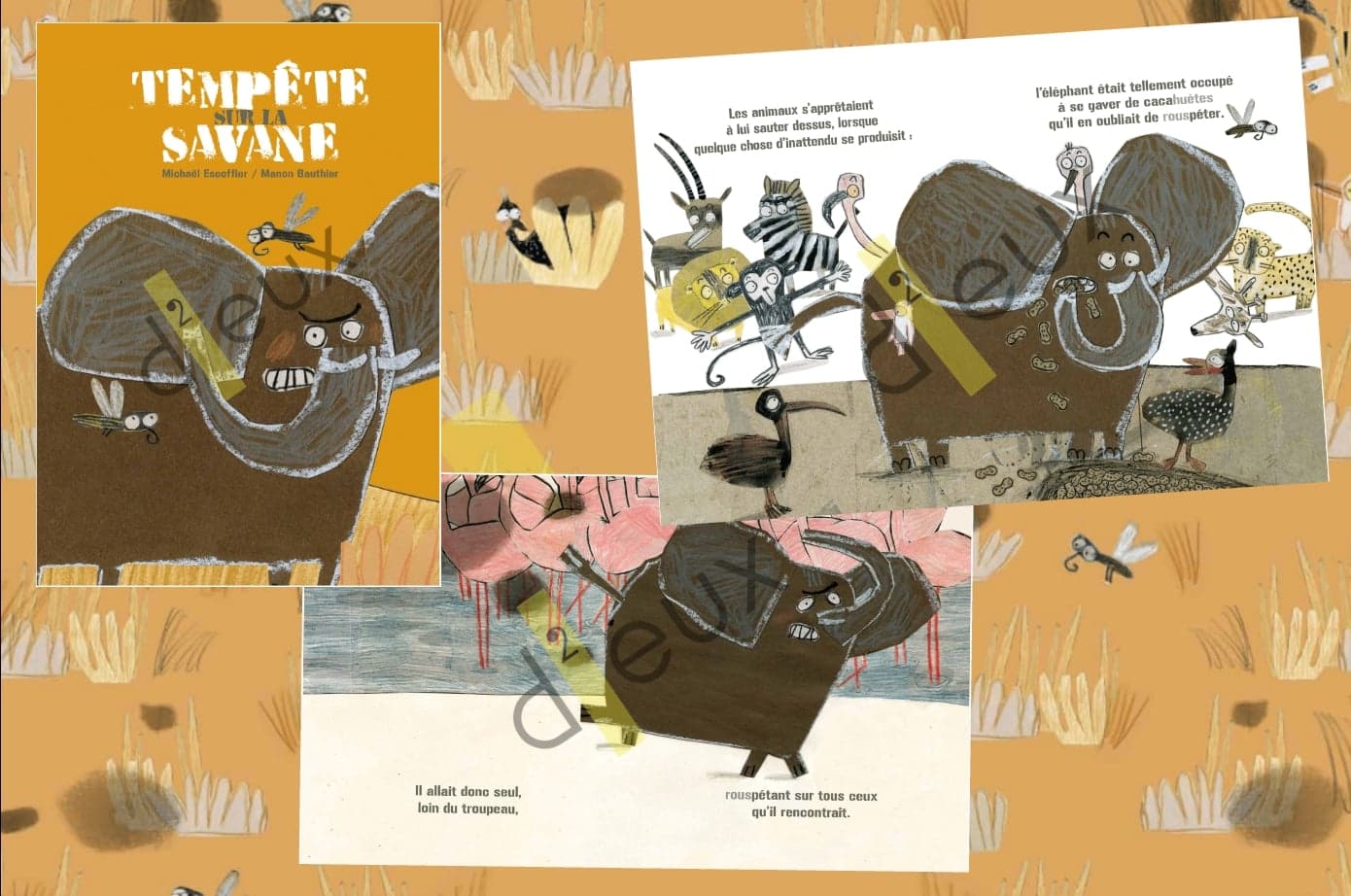 Tempête sur la savane