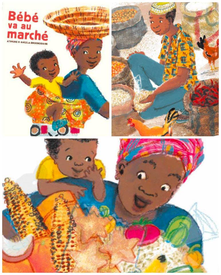 Bébé va au marché