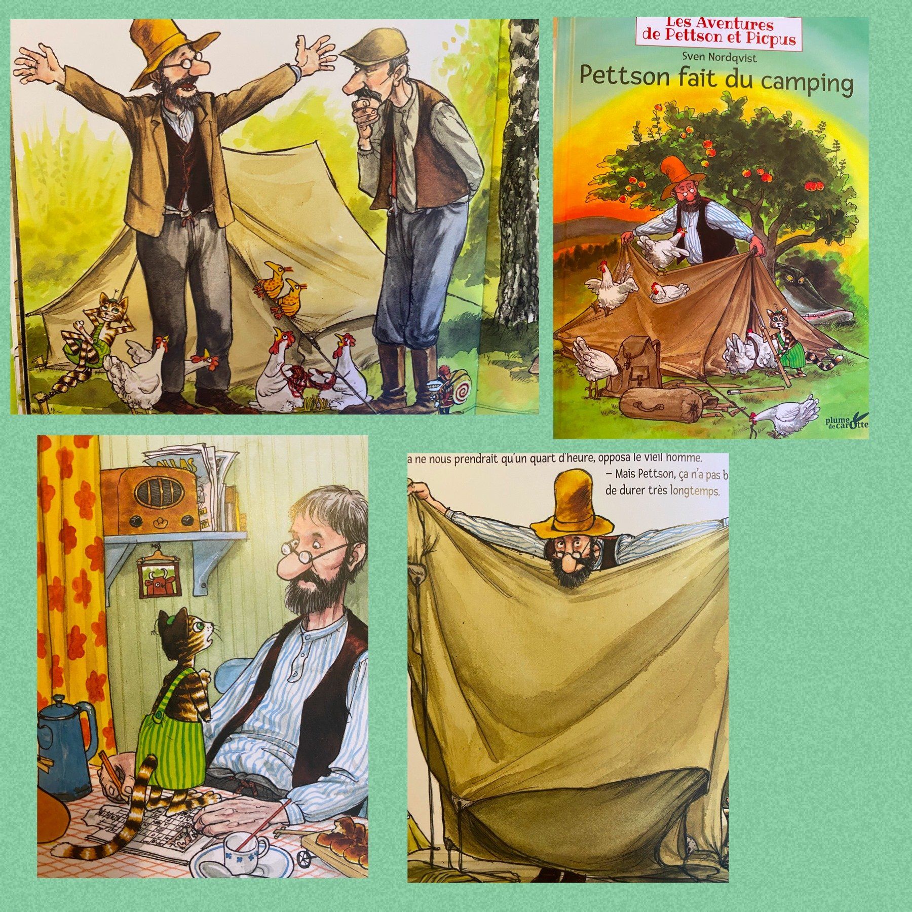 Pettson fait du camping