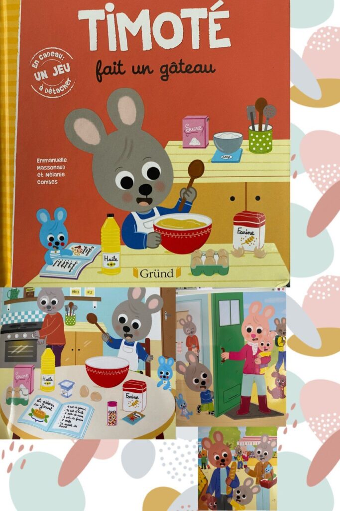 Timoté fait un gâteau