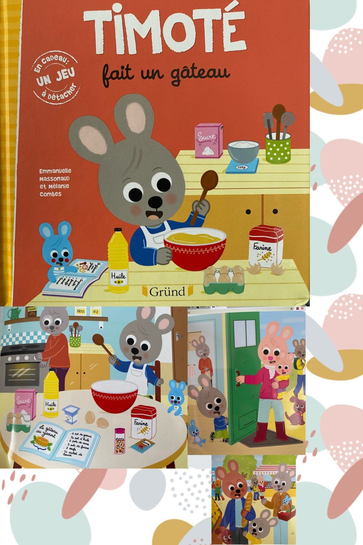 Timoté fait un gâteau