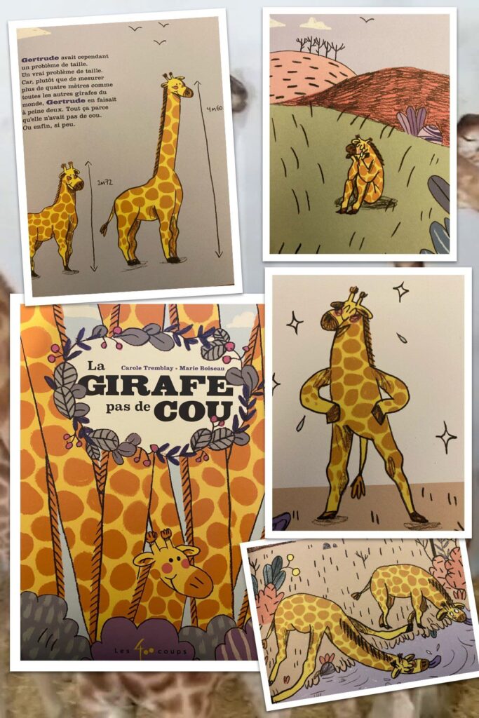 La girafe pas de cou