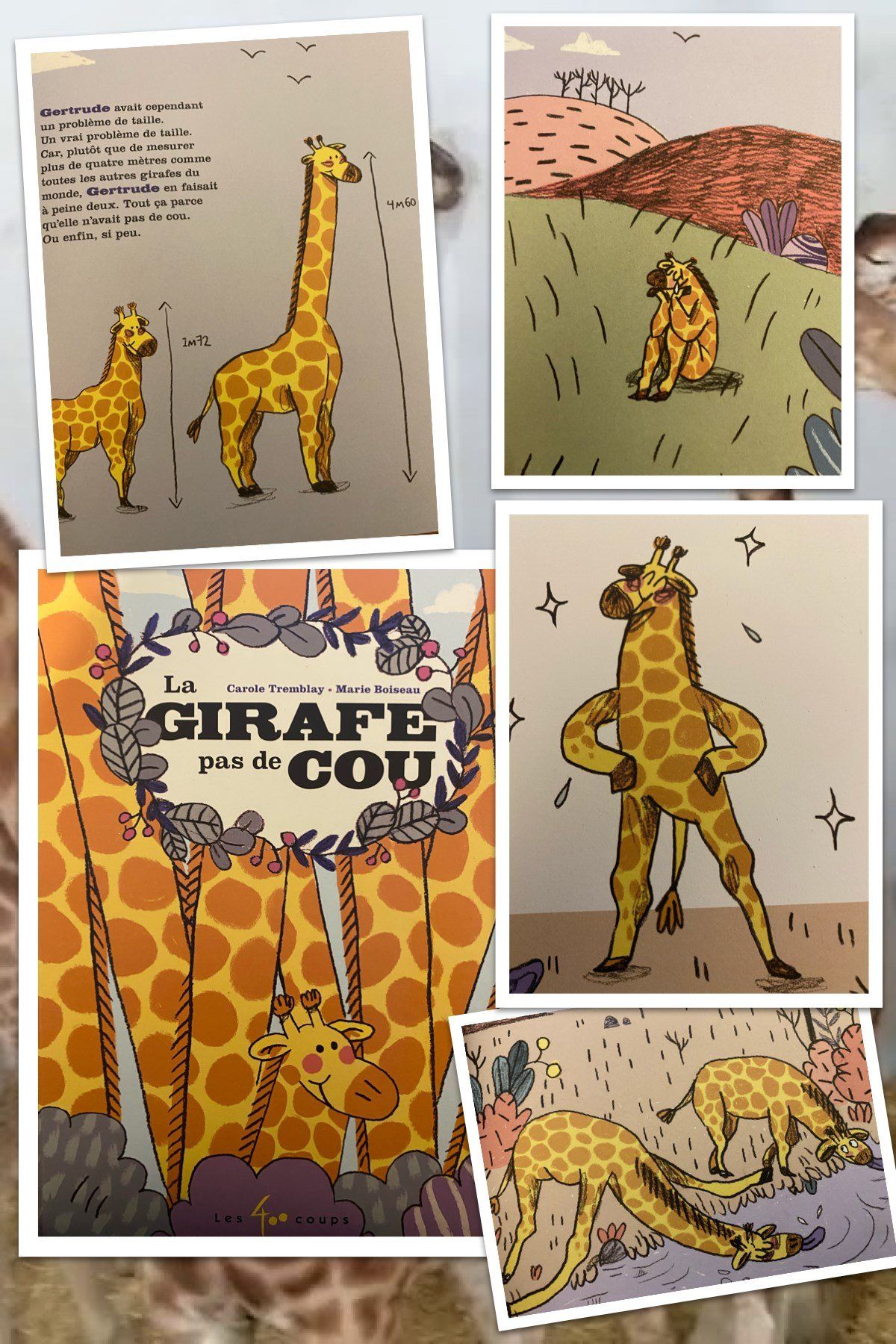 La girafe pas de cou