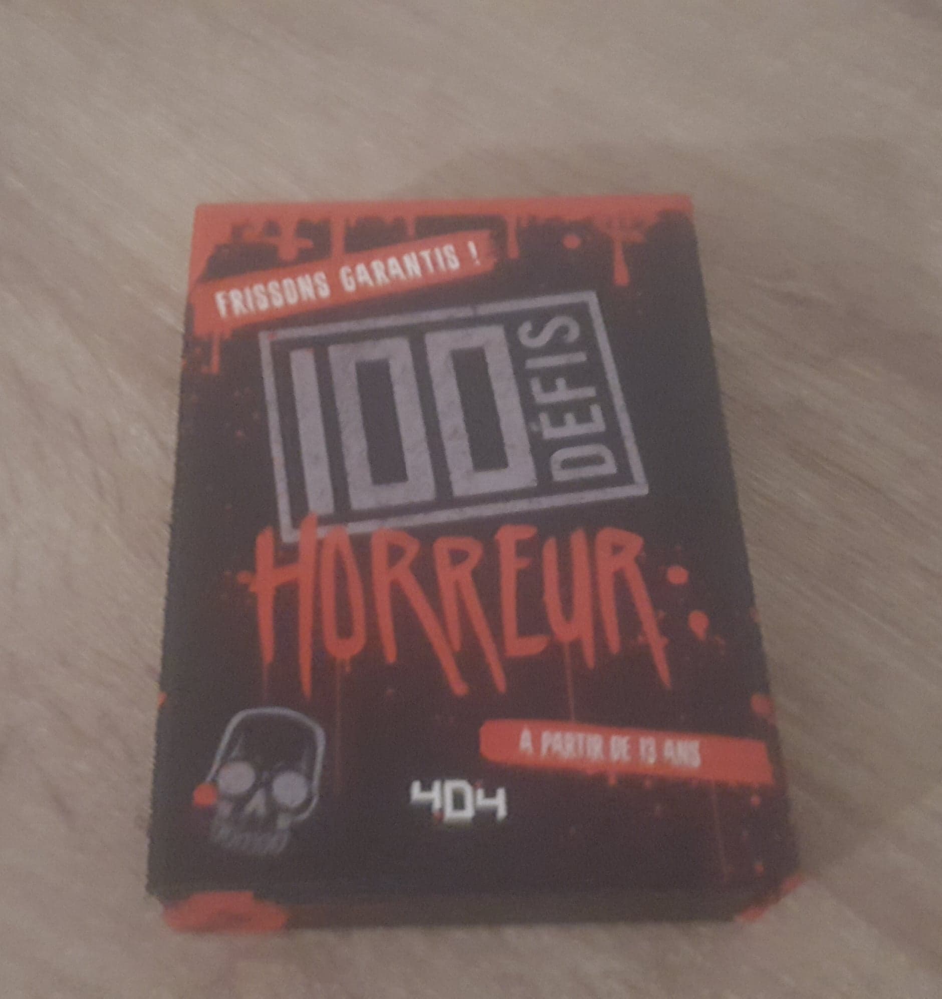 100 défis Horreur