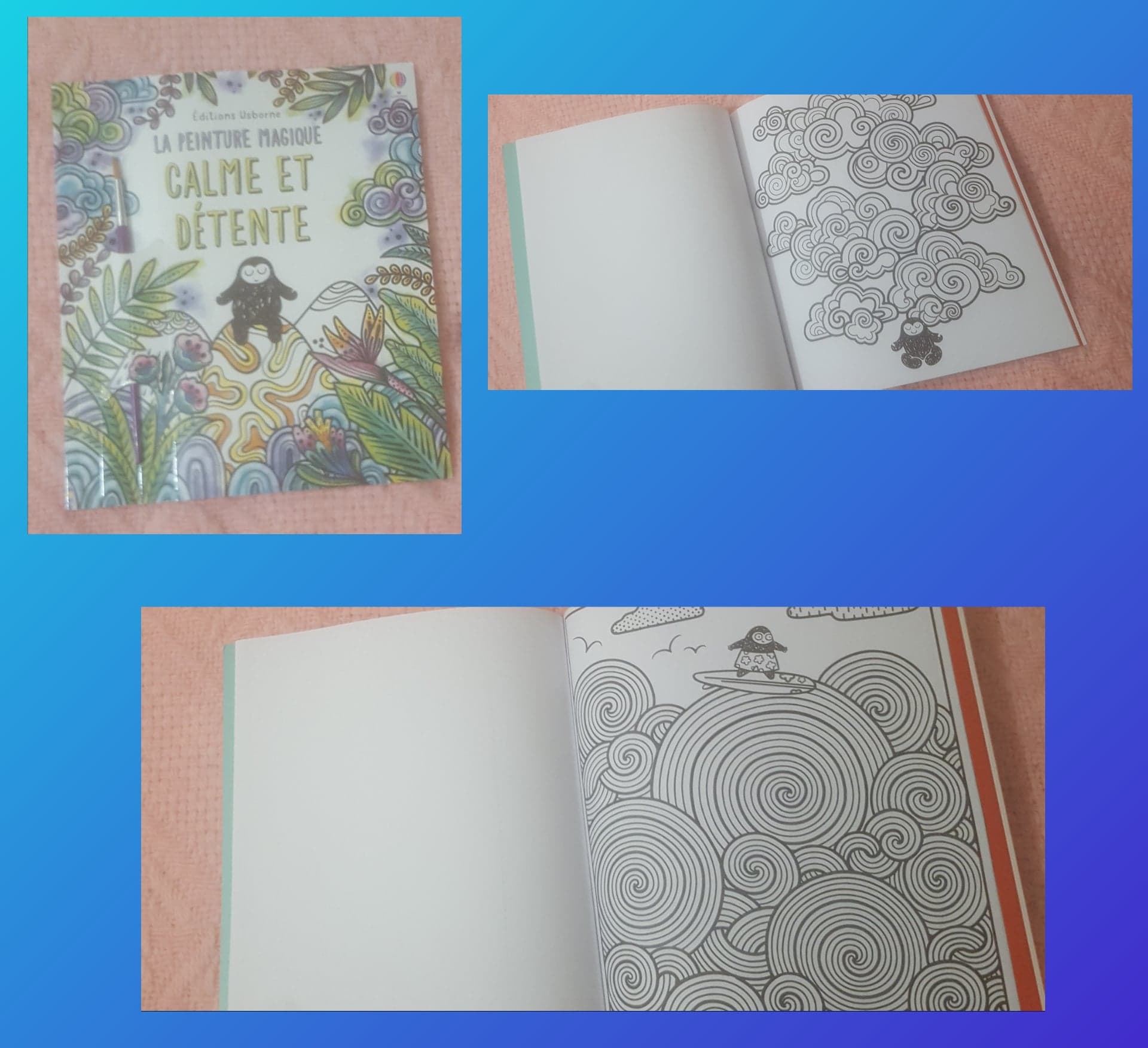 La peinture magique calme et détente