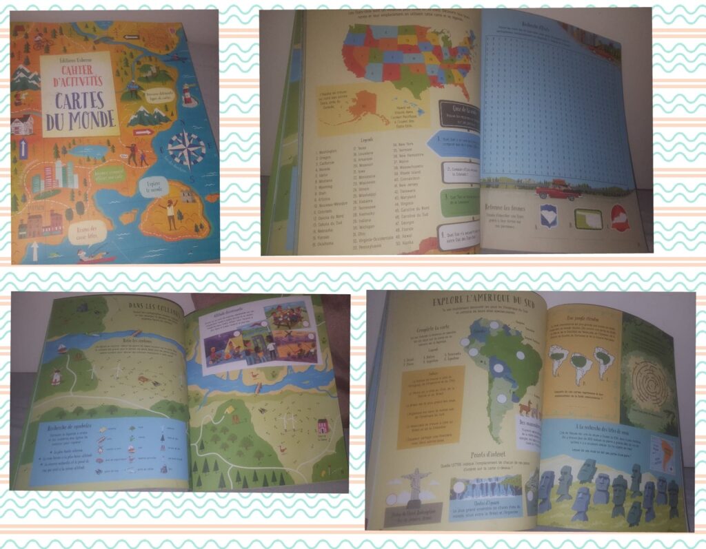 Cahier d’activités cartes du monde