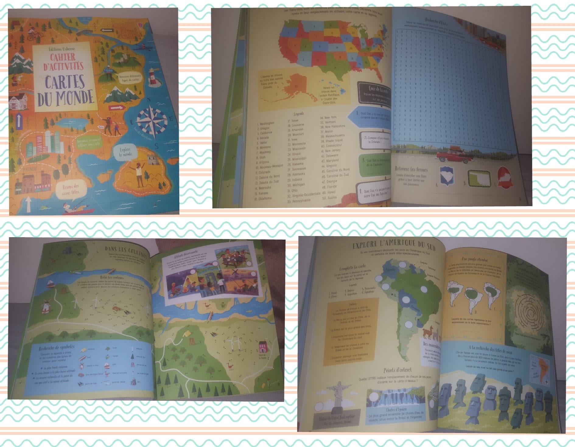 Cahier d’activités cartes du monde