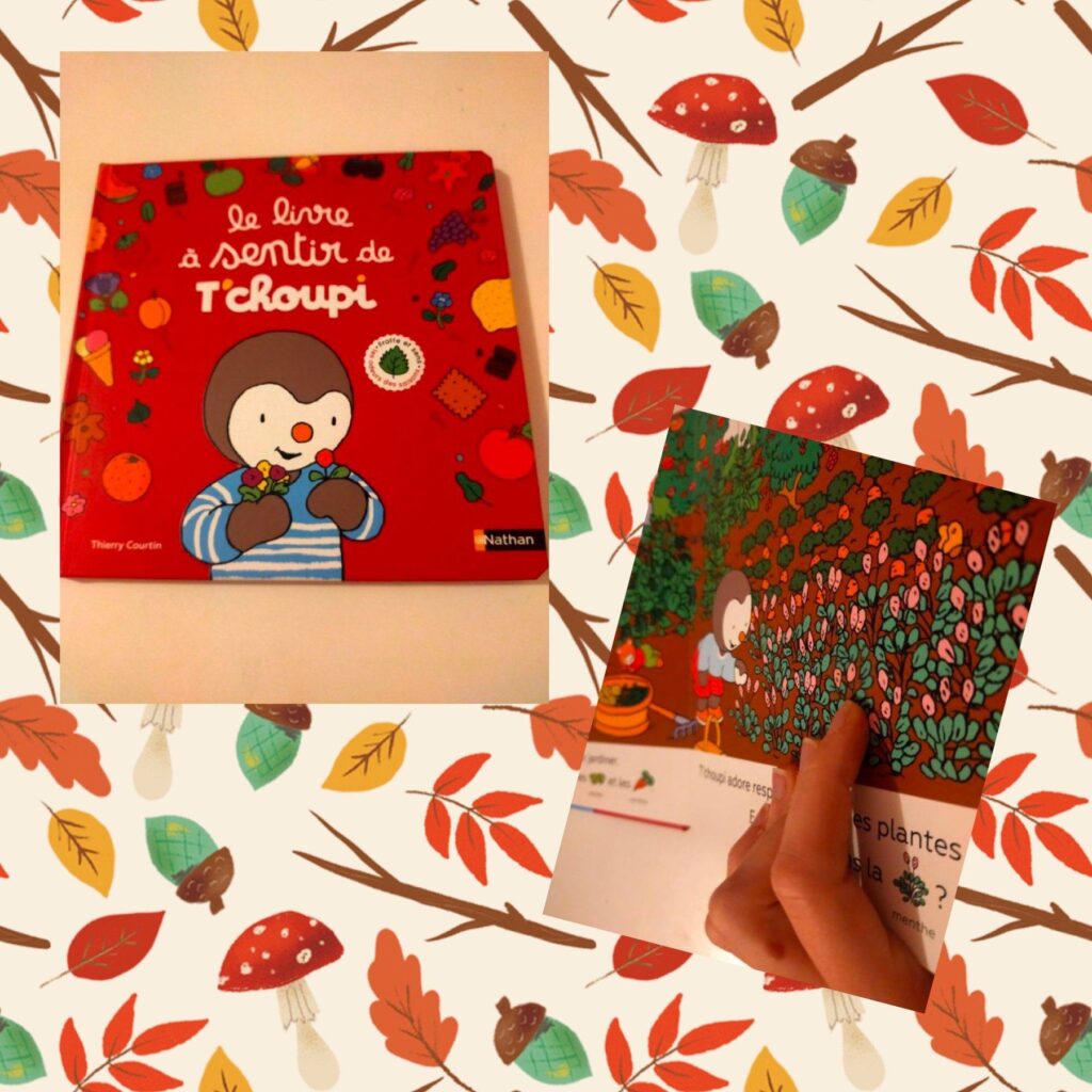 Le livre à sentir de T’choupi