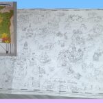 Atlas des mondes imaginaires carte géante à colorier