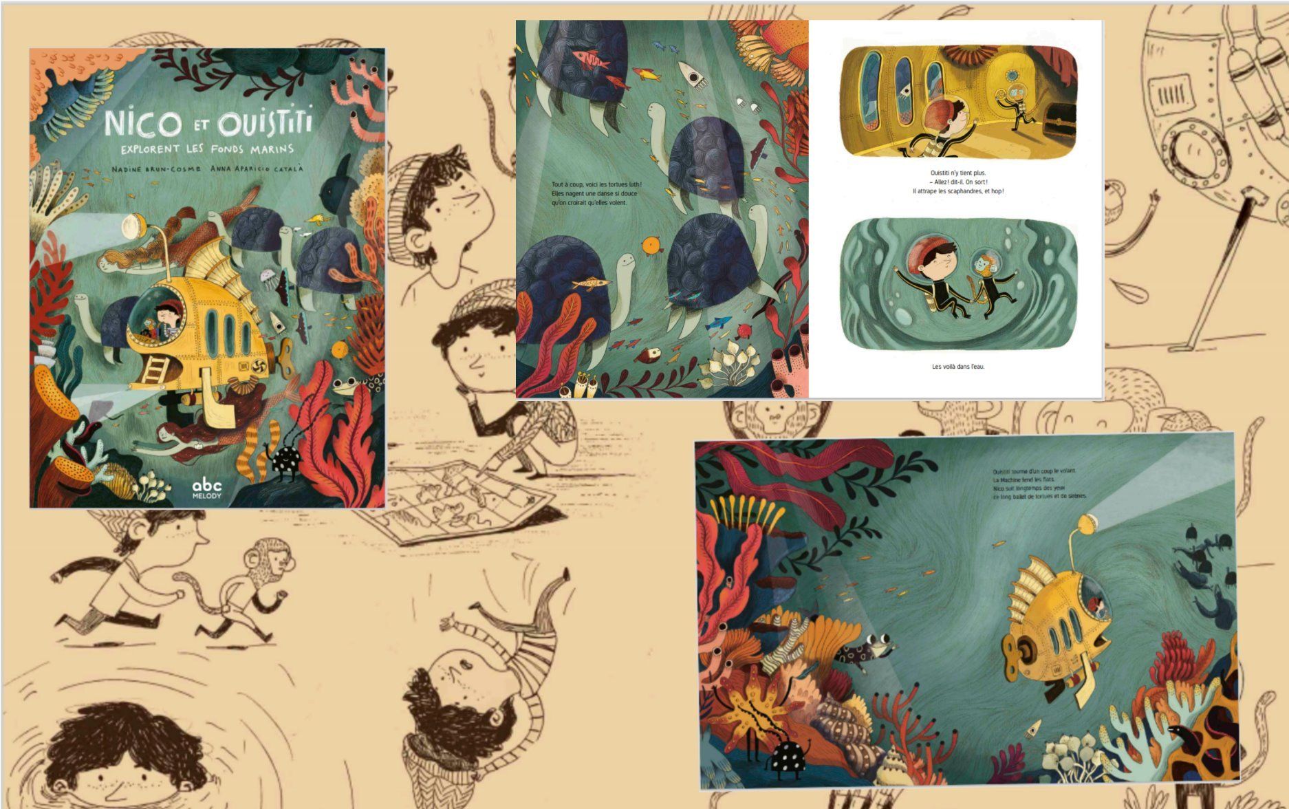 Nico et ouistiti explorent les fonds marins