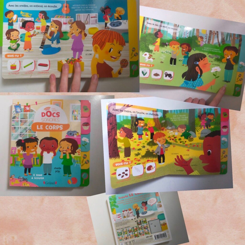 Mes baby docs sonores : Le corps