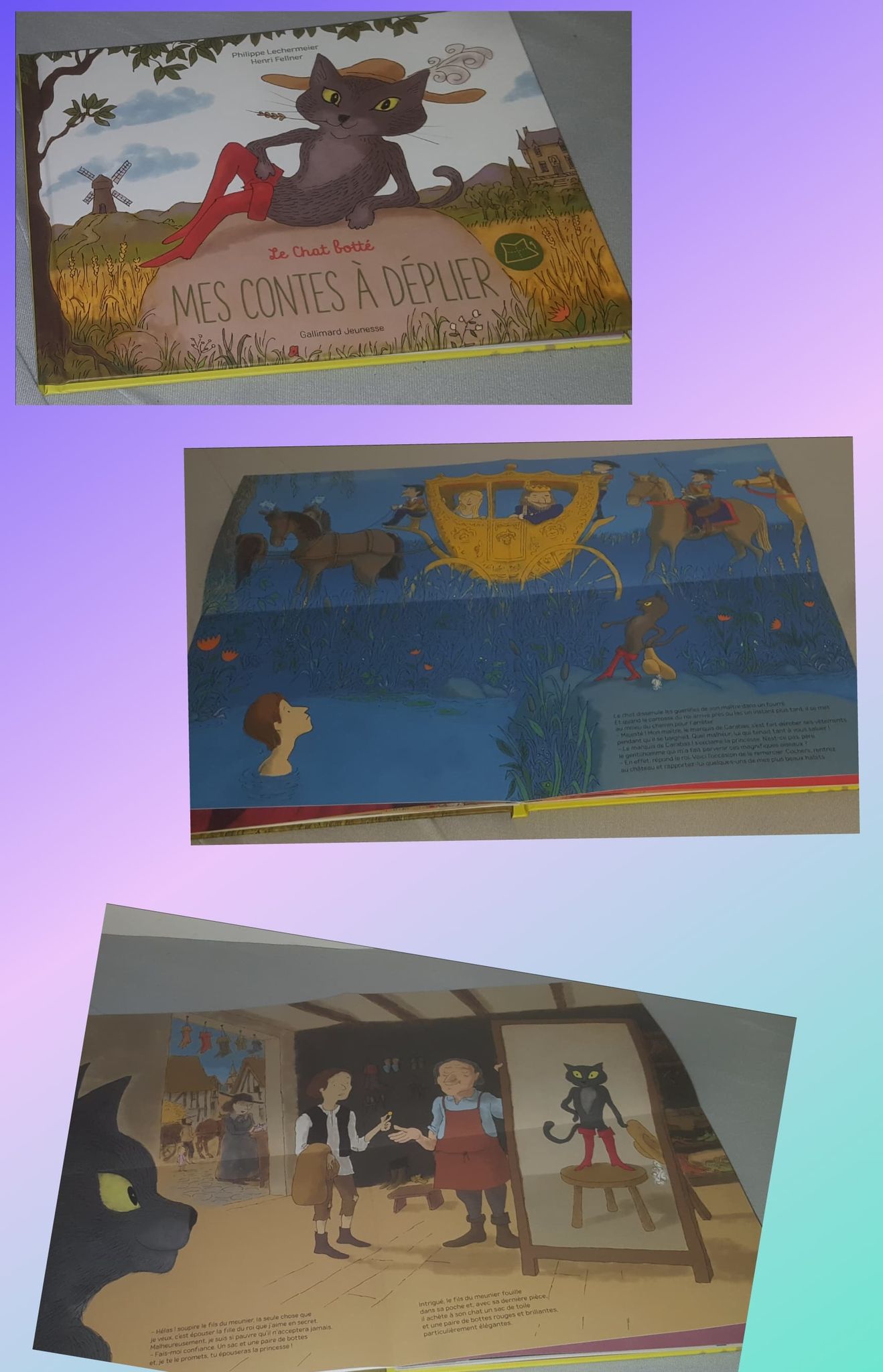 Le chat botté mes contes à déplier