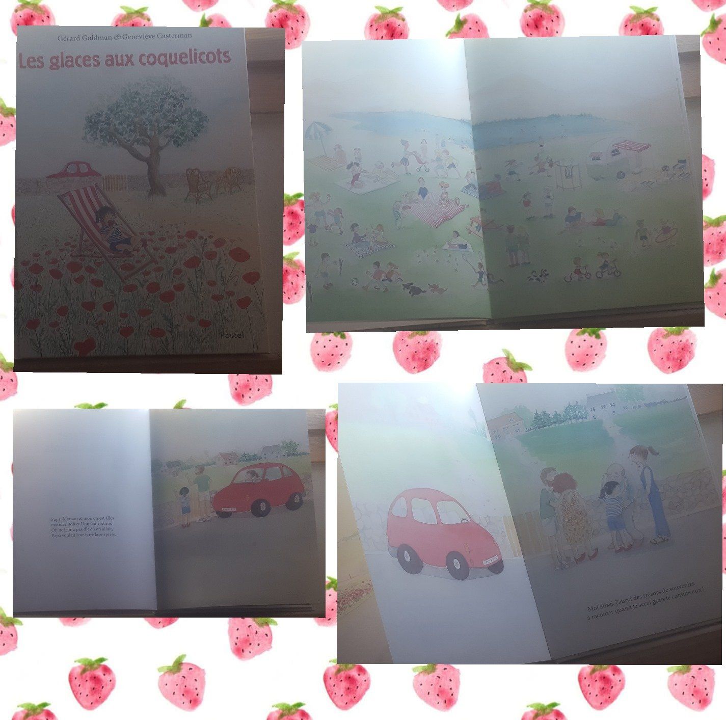 Les glaces aux coquelicots