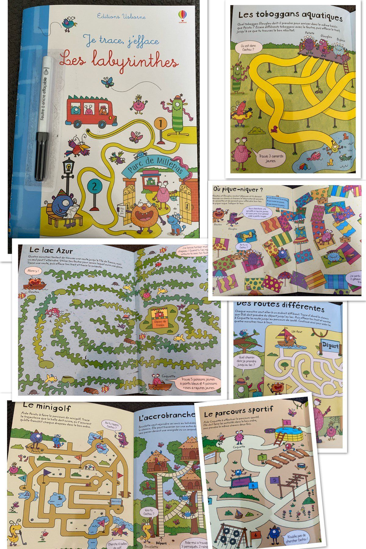 Je trace, j’efface les labyrinthes