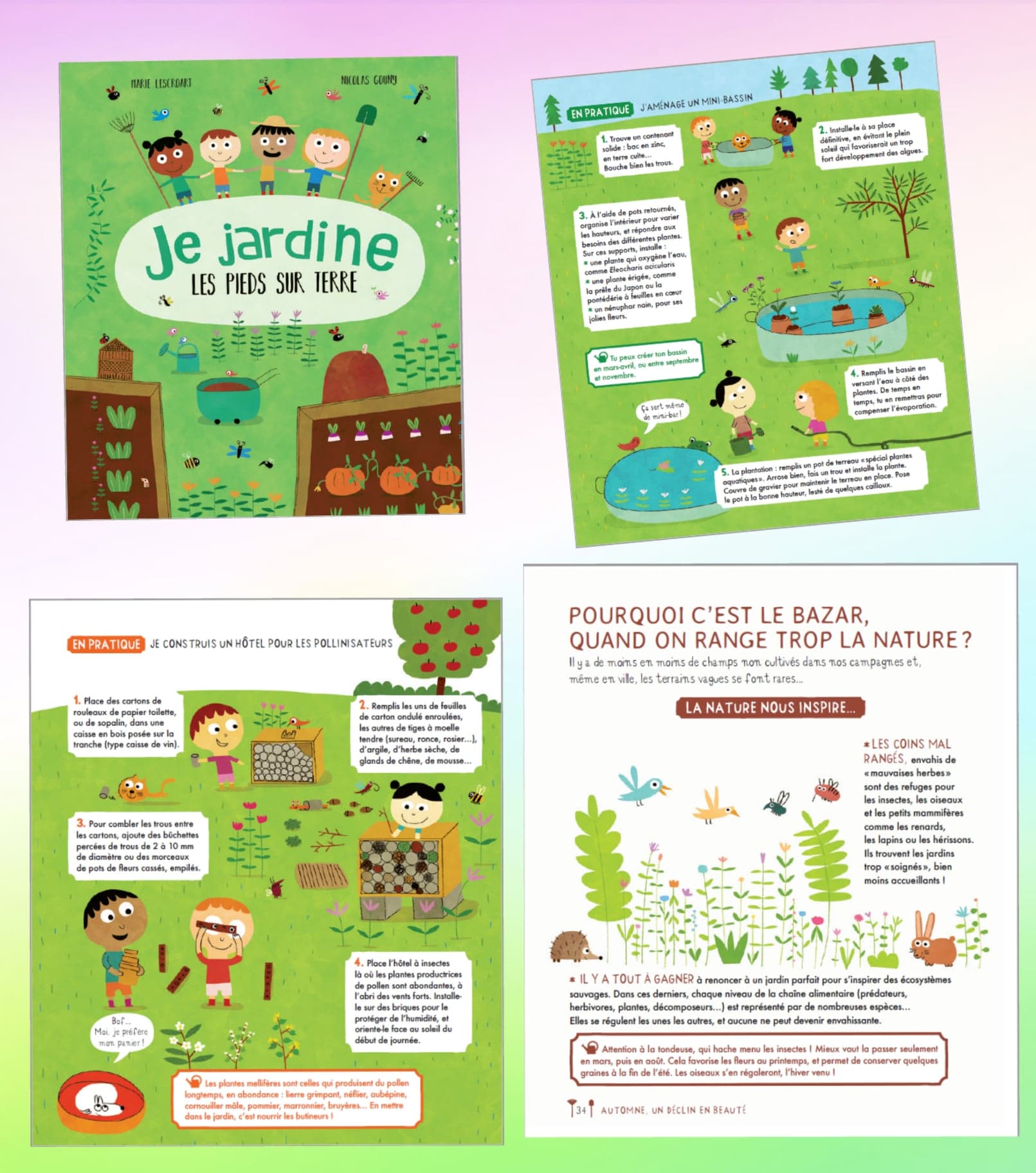 Je jardine les pieds sur terre