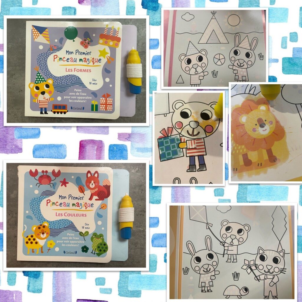 Mon premier pinceau magique les couleurs et des formes