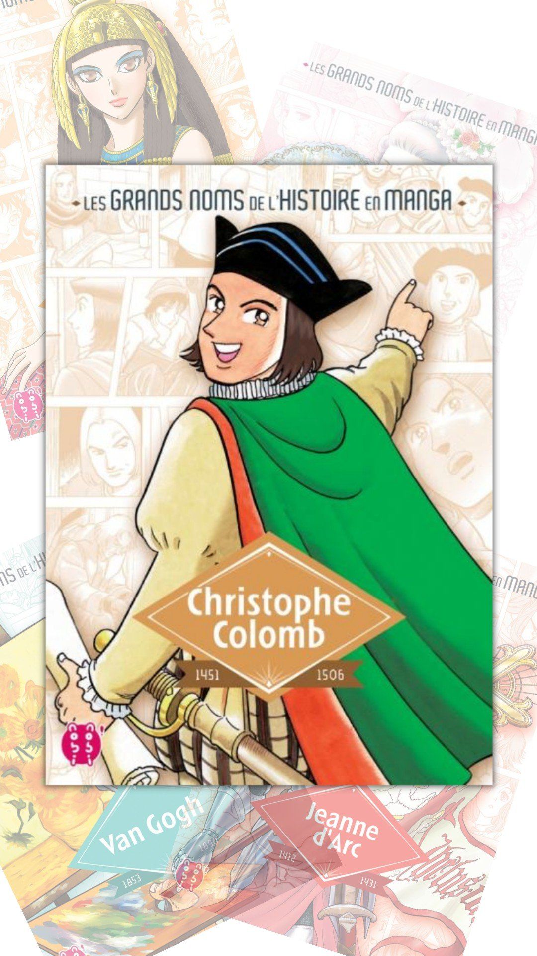 Les grands noms de l’histoire en manga