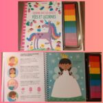 Dessine avec les doigts Fées et licornes