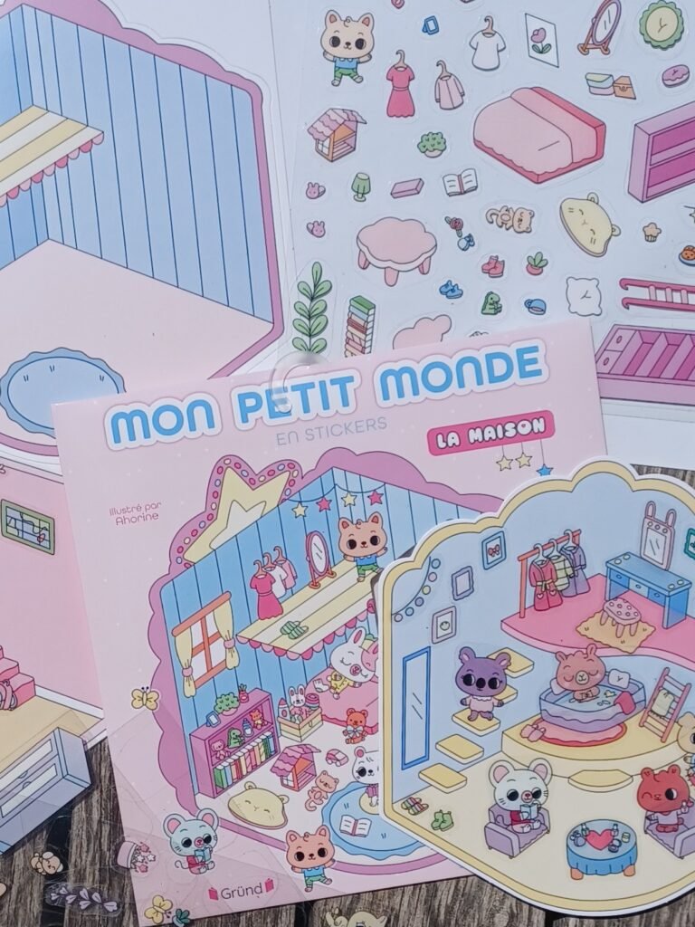 Mon petit monde en stickers : la maison