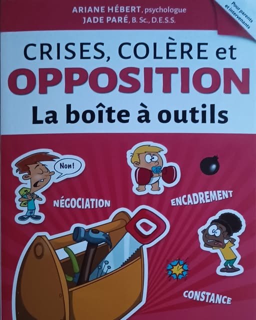 CRISES, COLÈRE ET OPPOSITION. La boîte à outils.