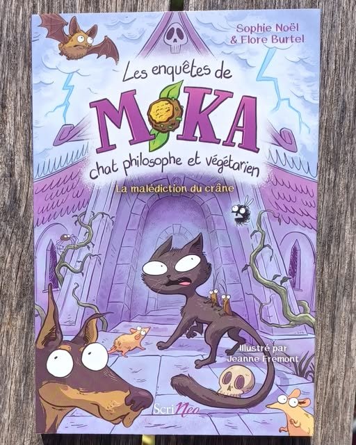 Les enquêtes de Moka, chat philosophe et végétarien : La malédiction du crâne