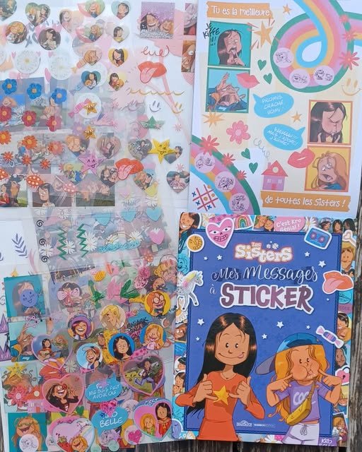 Mes messages à sticker : Les Sisters